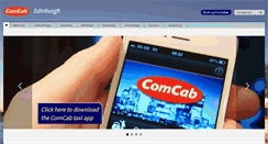 Desktop Screenshot of comcab-edinburgh.co.uk